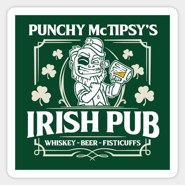 Punchy McTipsy's Irish Pub Sticker by FRGStudios2020